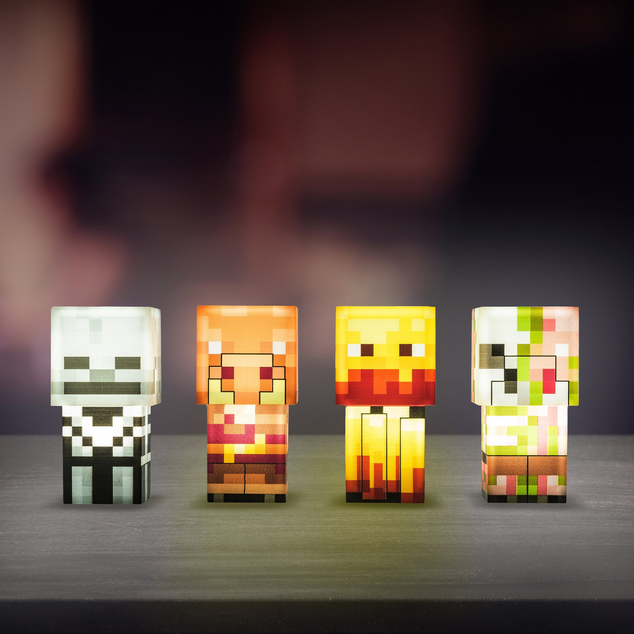 Glowing figurine Minecraft - Zombie