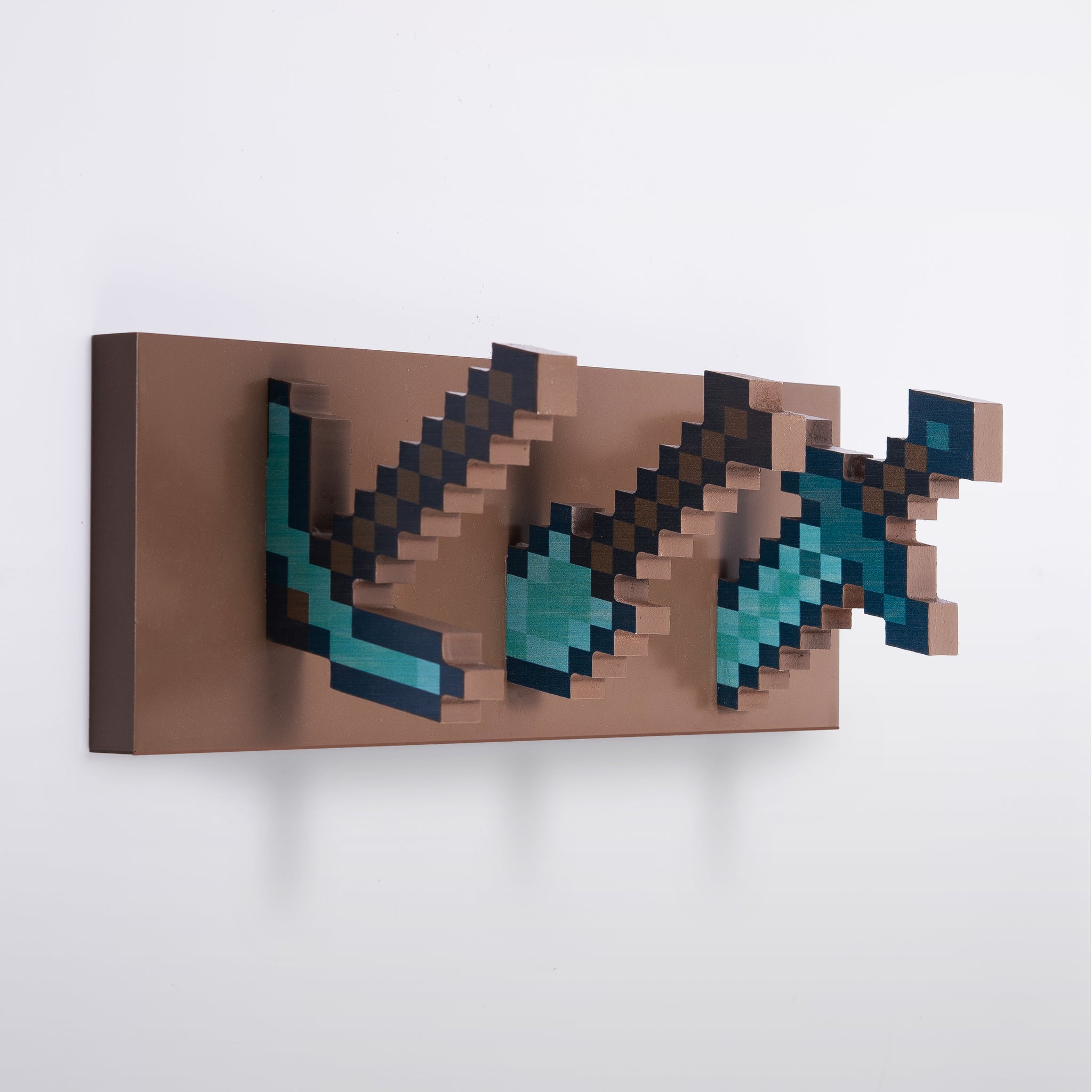Minecraft Diamond Tool Wall Coat Hooks Storage Rack – Ukonic