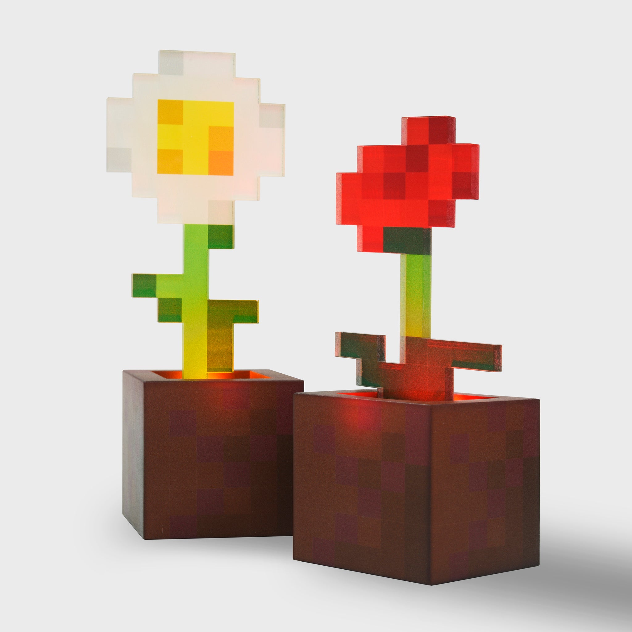 Minecraft Daisy and Poppy Flower Pot Mood Lights – Ukonic