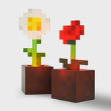 Minecraft Daisy and Poppy Flower Pot Mood Lights