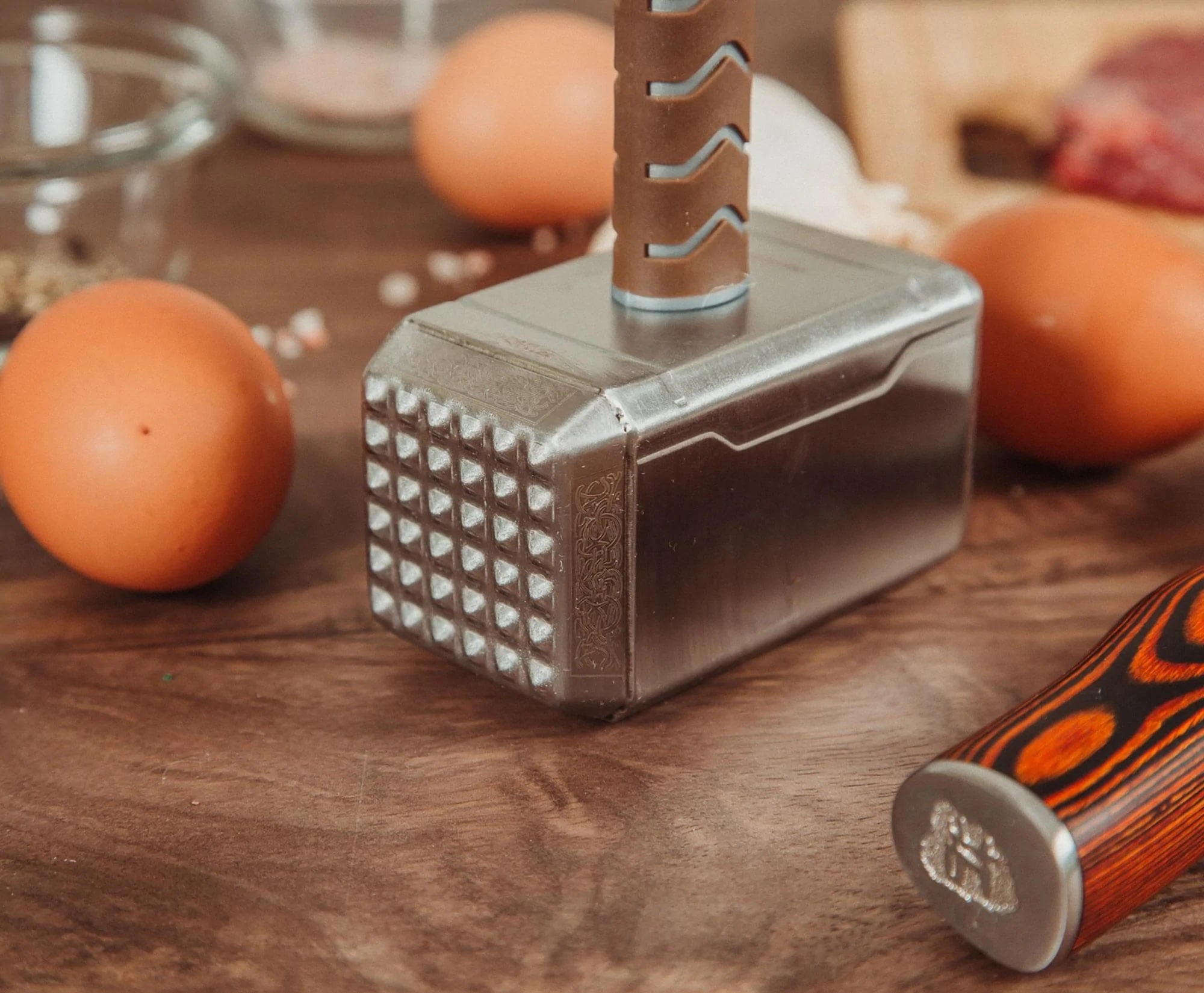Thor's Hammer mjolnir Meat Tenderizer, Whosoever holds this hammer, if  they be worthy, shall tenderize meat with the power of a god! ⚡ Are you  worthy?