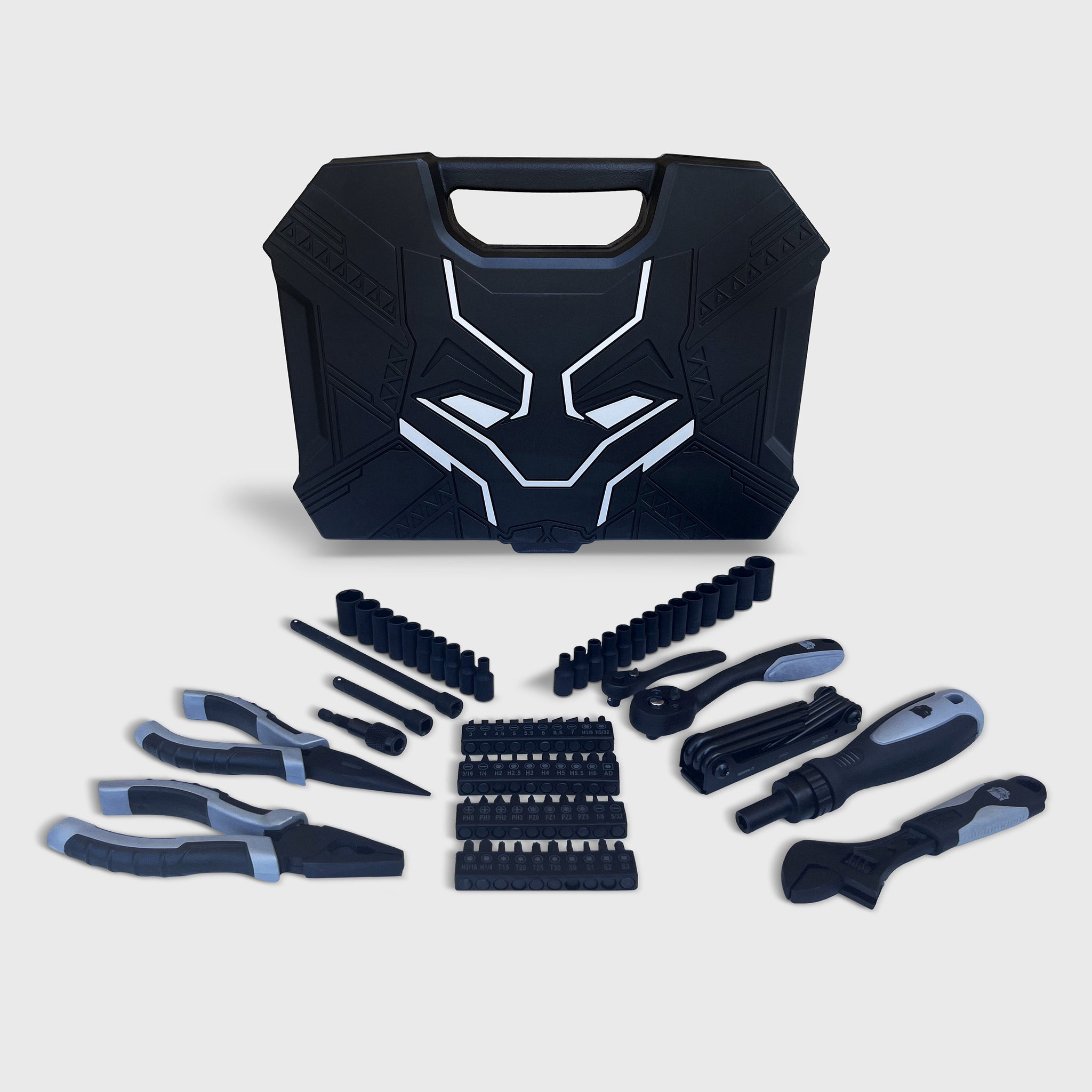 black panther gear Marvel's Black Panther Household Tool Set, Silver Edition – Ukonic