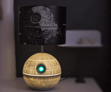 SW 3D Desk Lamp with Printed Shade - Death Star Fight Scene
