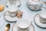Harry Potter Marauders Map 10-Piece Porcelain Tea Set