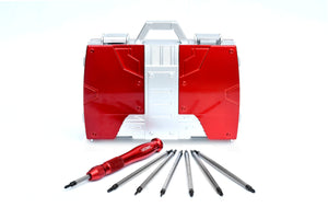 Marvel Red Iron Man Briefcase Screwdriver Set Tool Kit
