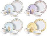 Disney Princess Dinnerware Set #1 - Cinderella, Jasmine, Ariel, Belle