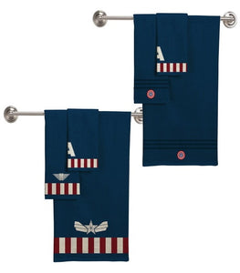 Captain America 3 Piece Bath Towel Set
